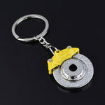 Yellow Rotor Keychain