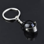 Black Helmet Keychain