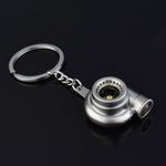 Grey Turbo Key Chain 