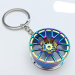 Titanium Wheel Keychain