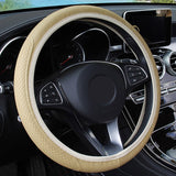 Beige Steering Wheel Cover