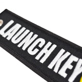 “Launch Key” Keychain Close-up