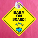 Baby on Board Sign with Giraffe