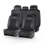 Black Front and Back Seat Covers