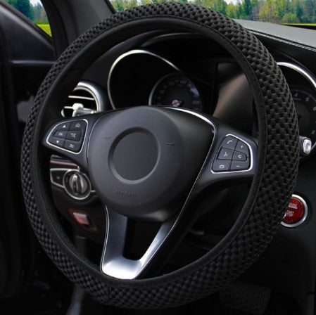 Black Steering Wheel Cover