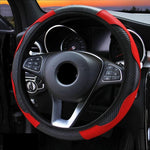 Red Carbon Fiber Steering Wheel Cover