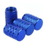 Blue Valve Stem Caps