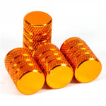 Orange Valve Stem Caps